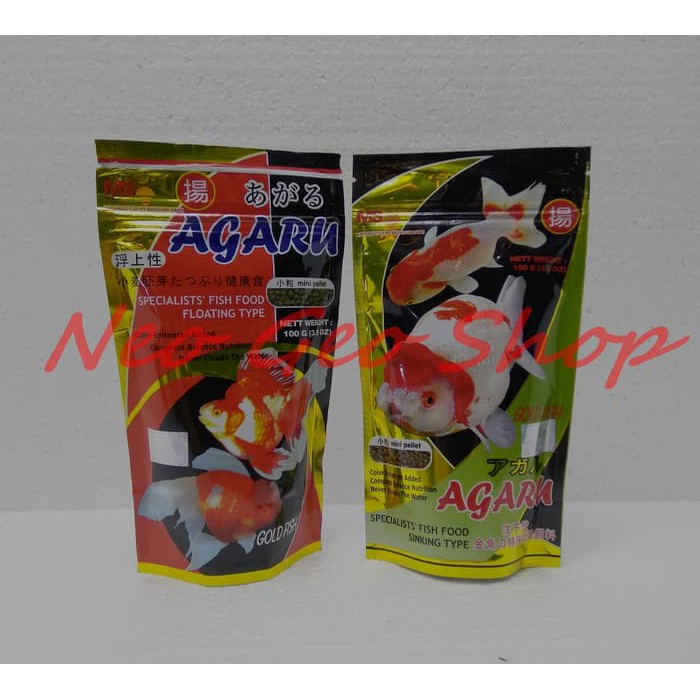 

Promo makanan pakan ikan koki agaru 100gr floating / sinking type Murah