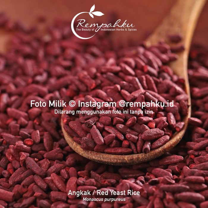 

Rempahku - Premium ANGKAK Merah 100gr Red Yeast Rice Beras Hong Qu Mi