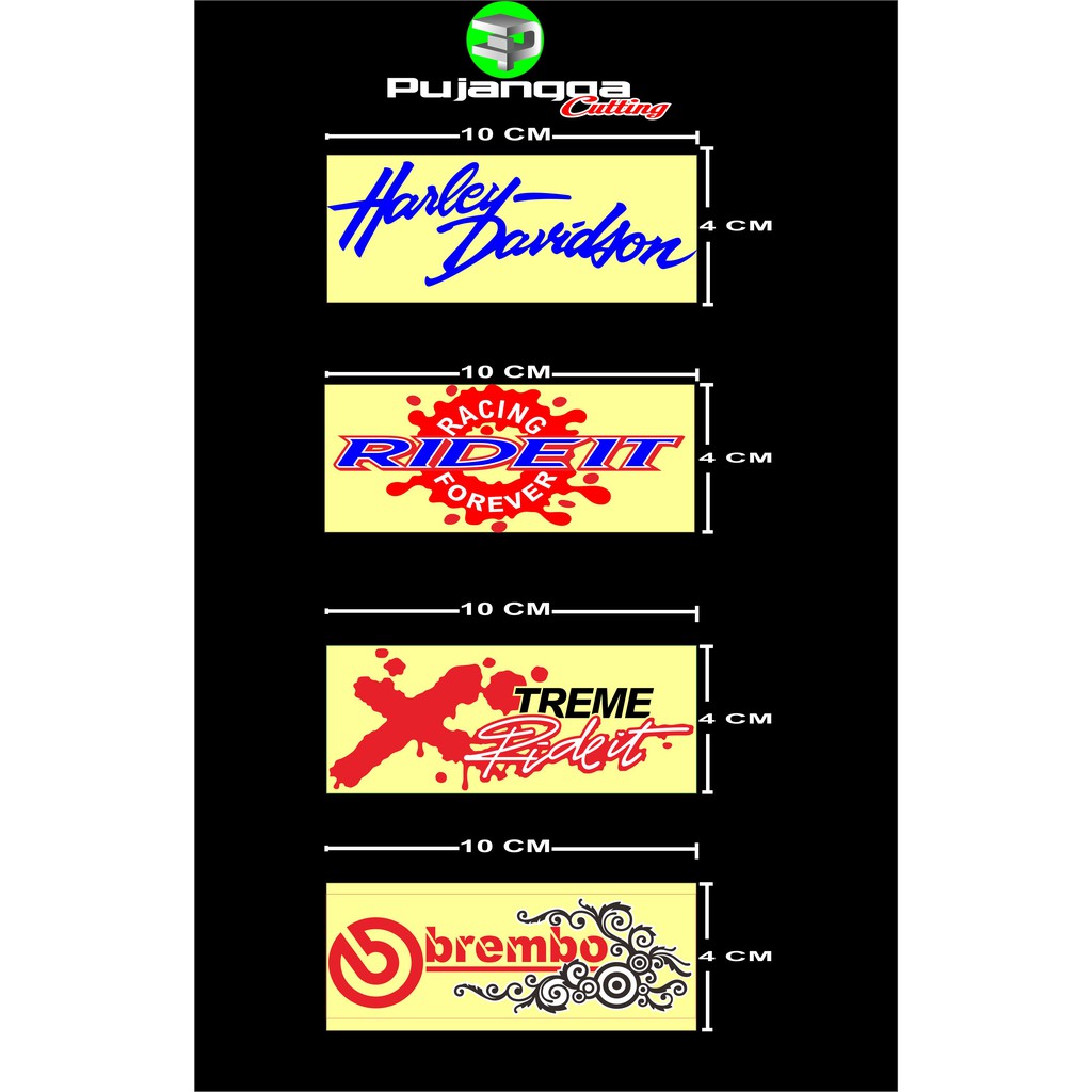 

CUTTNG STIKER ( DESIGN SIAP CETAK 1 HARI JADI ) CUSTOM WARNA UKURAN 10 X 4 CM