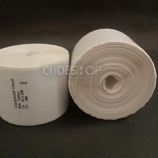 

Trendy STICKER THERMAL CONTINOUS 58 X 30 CORELESS STIKER !