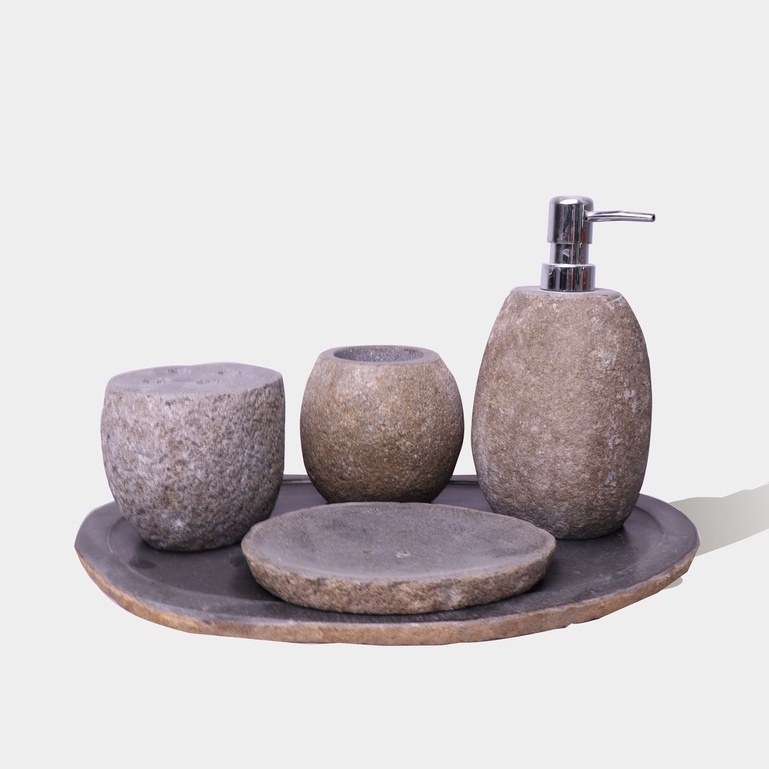 Set Tempat Sabun River Stone Briar Set