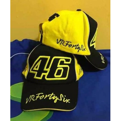 Topi Pria SPORT Racing 46 Bordir/topi Valentino Rossi 46 Kekinian the doctor/Realpict