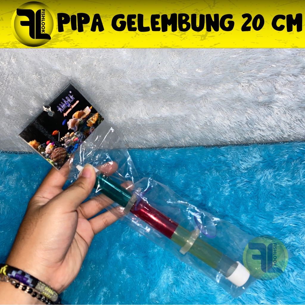 pipa 20cm 30cm 40cm gelembung udara angin aerator aquarium aquascape