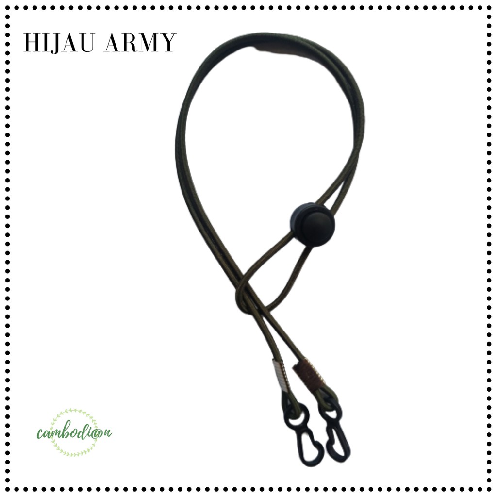 KALUNG MASKER TALI ELASTIS / STRAP MASKER HIJAB TALI ELASTIS / GANTUNGAN MASKER TALI PRIA DAN WANITA