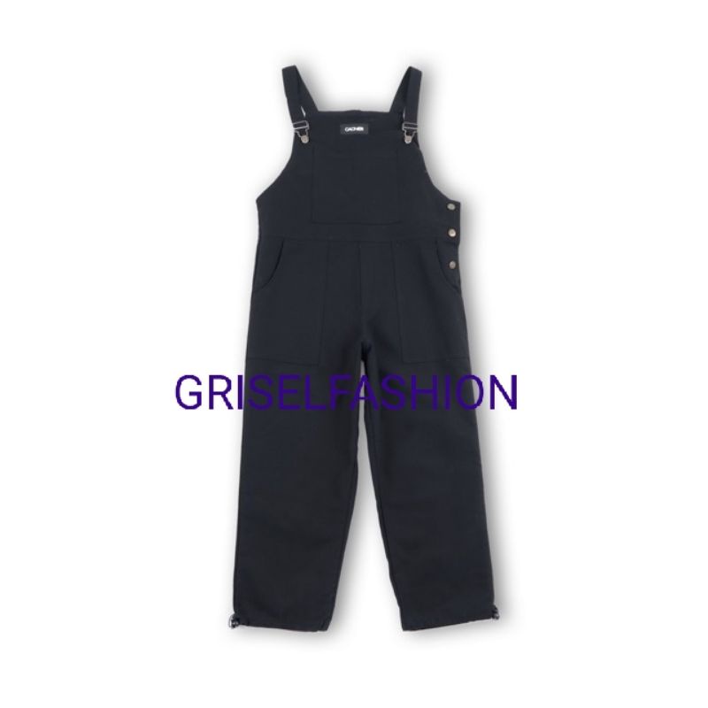 Jumpsuit Overall Black edition cotton twill