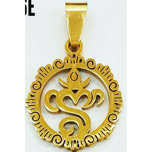 Liontin omkara plus kalungnya