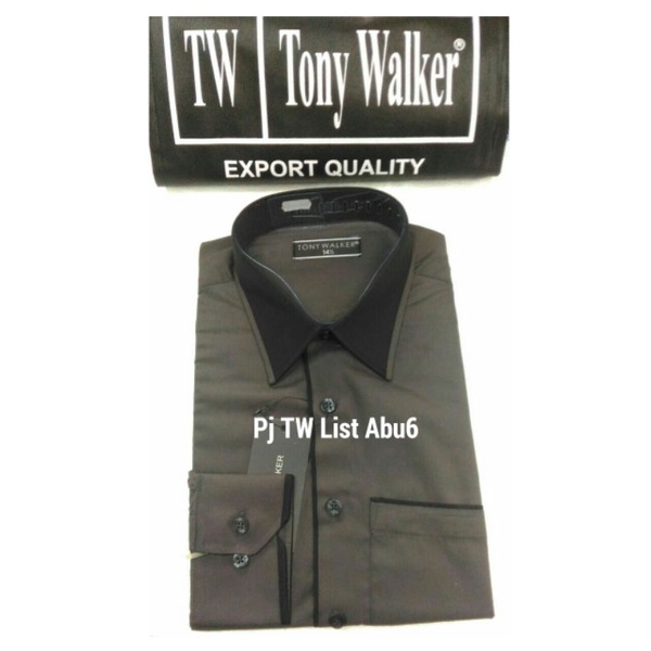 Kemeja Panjang TW Tony Walker Original Distro Premium Kemeja Polos Lis Kemeja Kantor Kemeja Formal Nikah Nikahan Tony Walker Original Ukuran S M L XL XXL Kemeja Pria Dalaman Jas