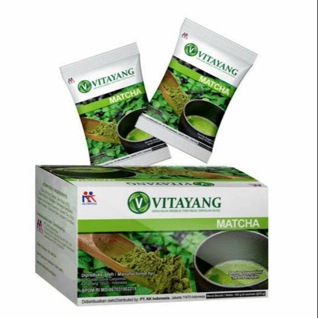 

Vitayang matcha / green tea / teh hijau / minuman teh hijau berklorofilin