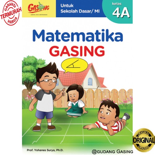 Buku Matematika Gasing SD 4A karya prof. Yohanes Surya