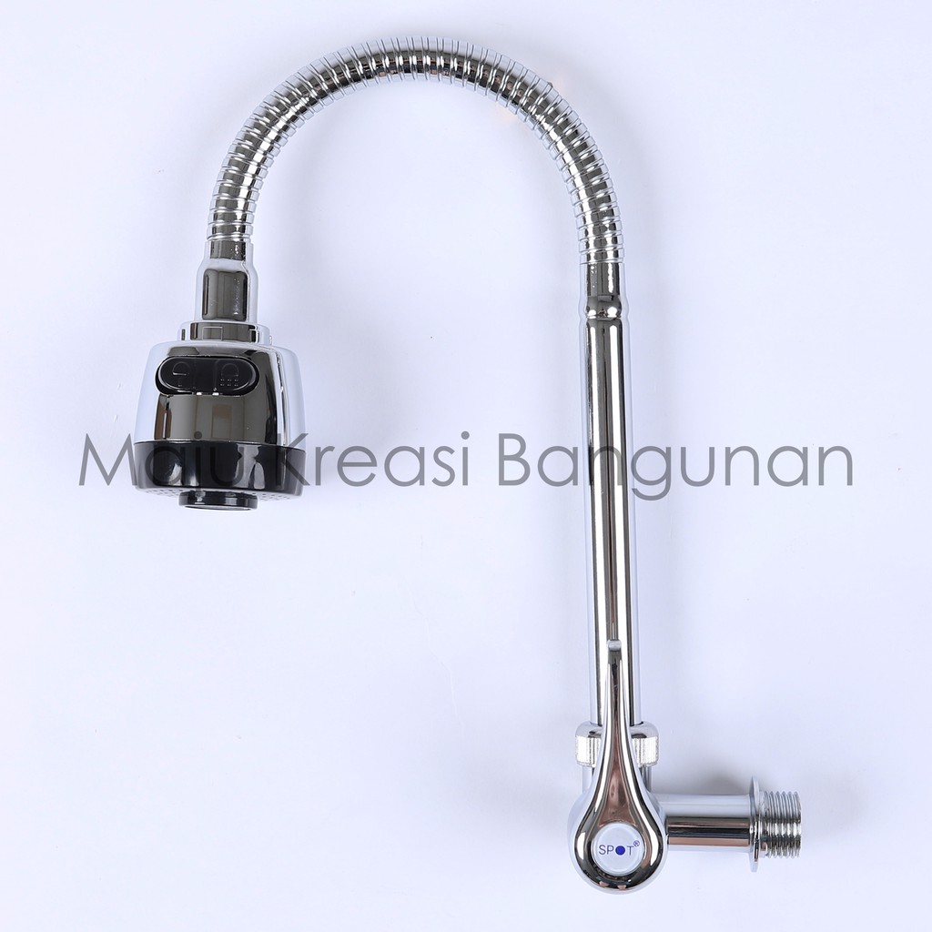 TERMURAH Kran Angsa Fleksibel Kepala On Off Cuci Piring Keran Sink Stainless Stanlis Dapur Grosir