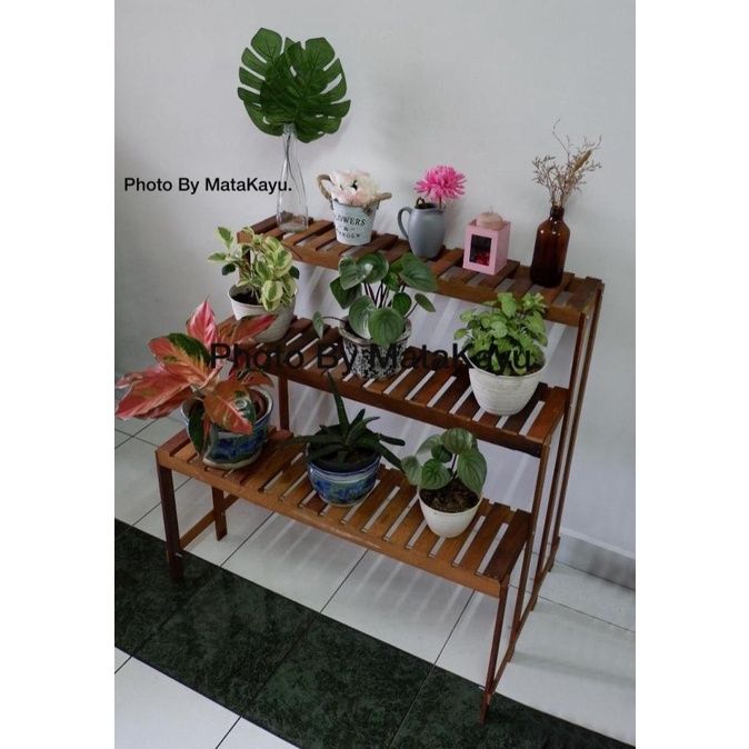 RAK KAYU ULIN TINGGI DFDFF646416