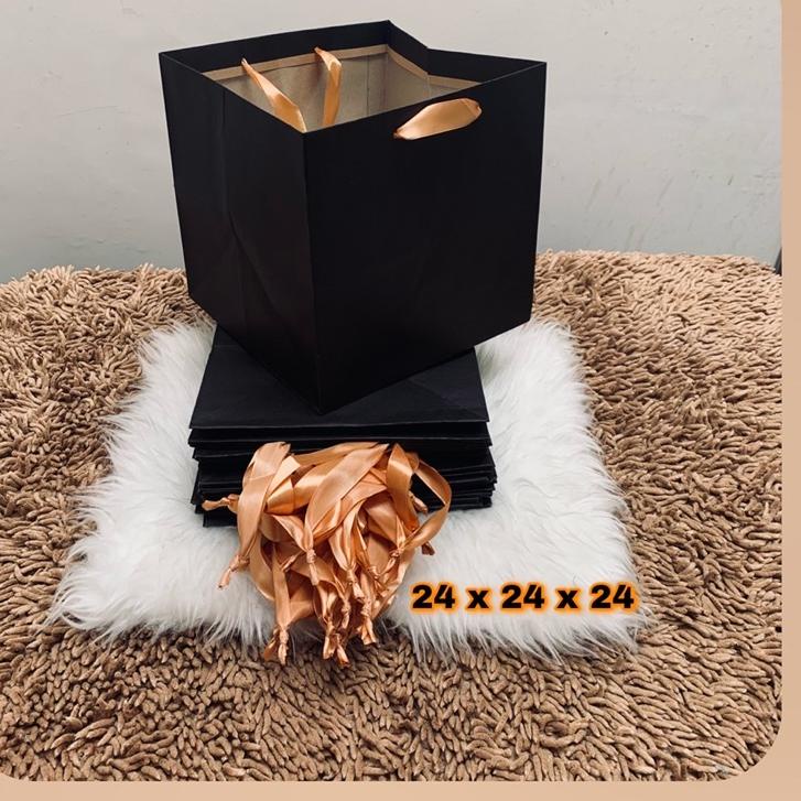 

۩ paper bag kotak nasi box paperbag bento - LUSiN / 24 x 24 ☆