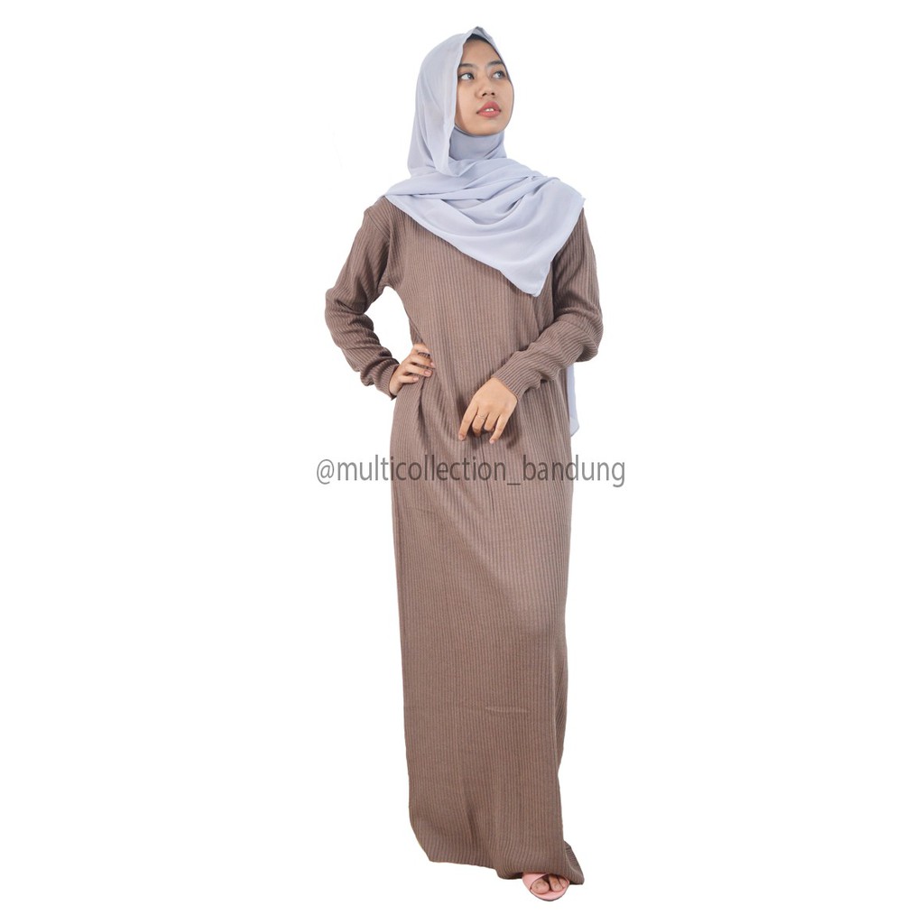 LONG DRESS PREMIUM / MEDARI LONG KNIT / Boxy Dress / Gamis Rajut / Dress Rajut Boxy Rajut