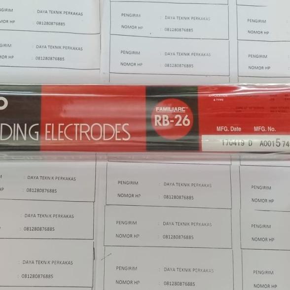 ☂ KAWAT LAS RB-36 2MM KOBE 2KG - KAWAT LAS BESI 2MM RB26 KOBE 2KG ♠