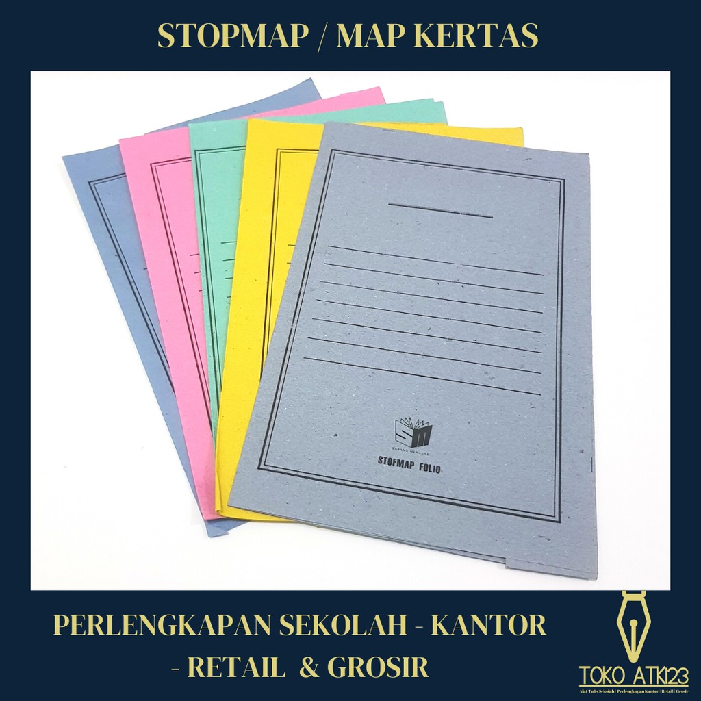 Stopmap / Map Kertas Folio Murah