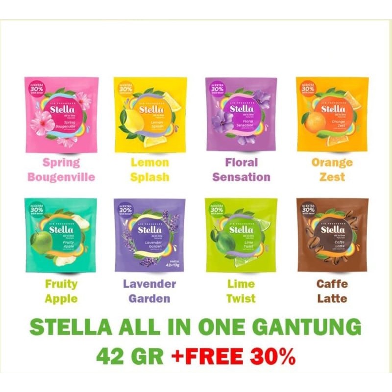 Stella All In One 42 gr ~ Stella Gantung Pewangi Ruangan