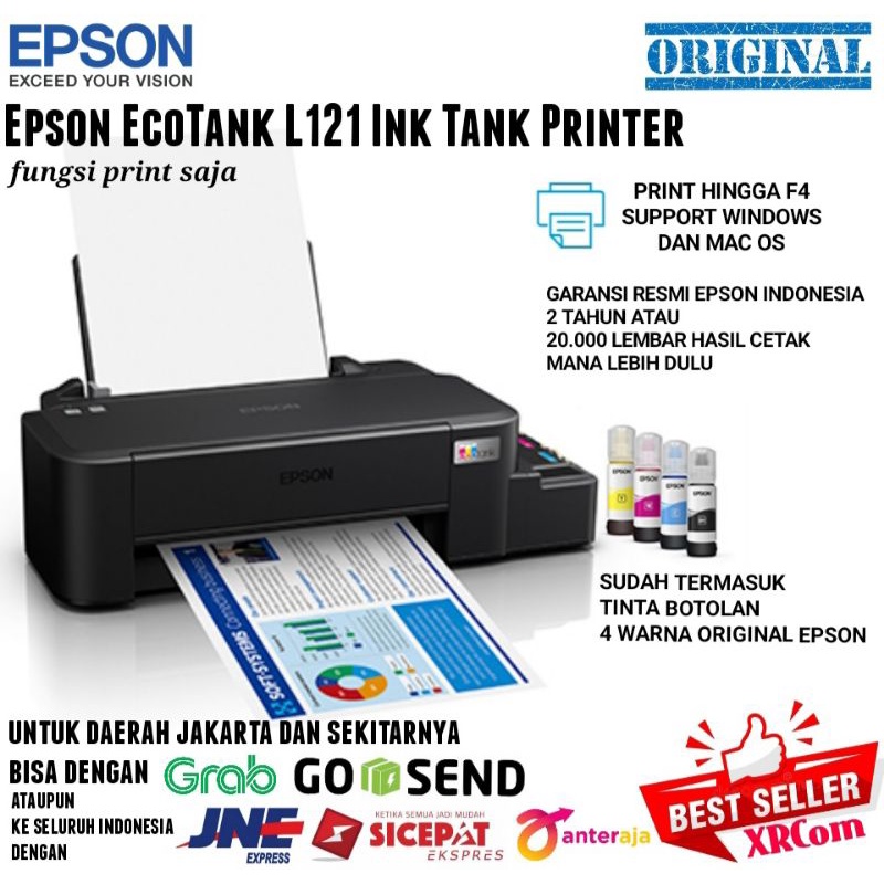 Jual Printer Epson L121 Pengganti Printer Epson L120 Shopee Indonesia 3080