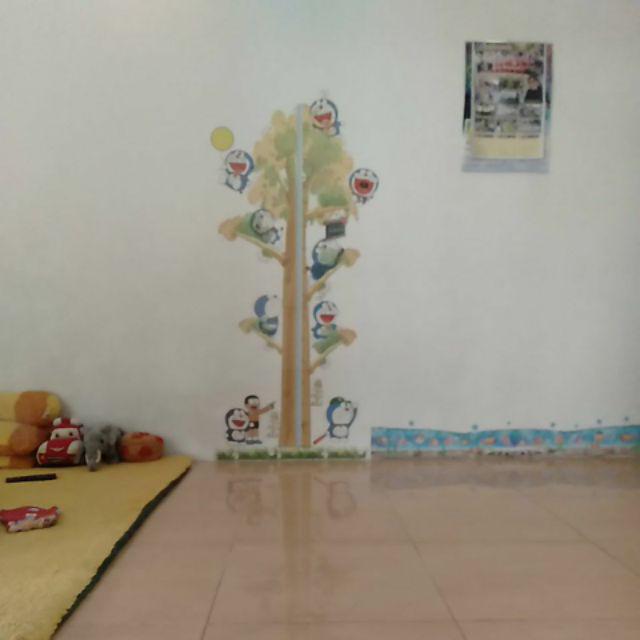 Meth Ay238 Grow Up Doraemon Wallsticker 2x60x90 Wallstiker Transparan