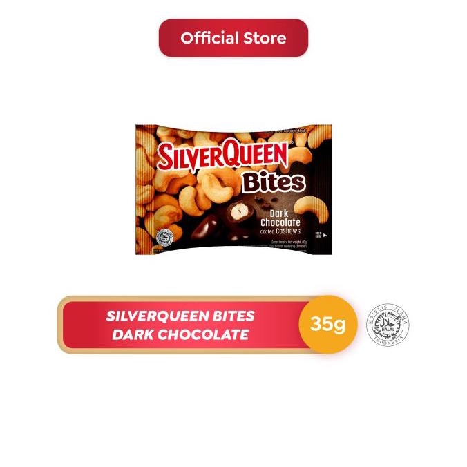 

Silverqueen Bites Dark 35 g