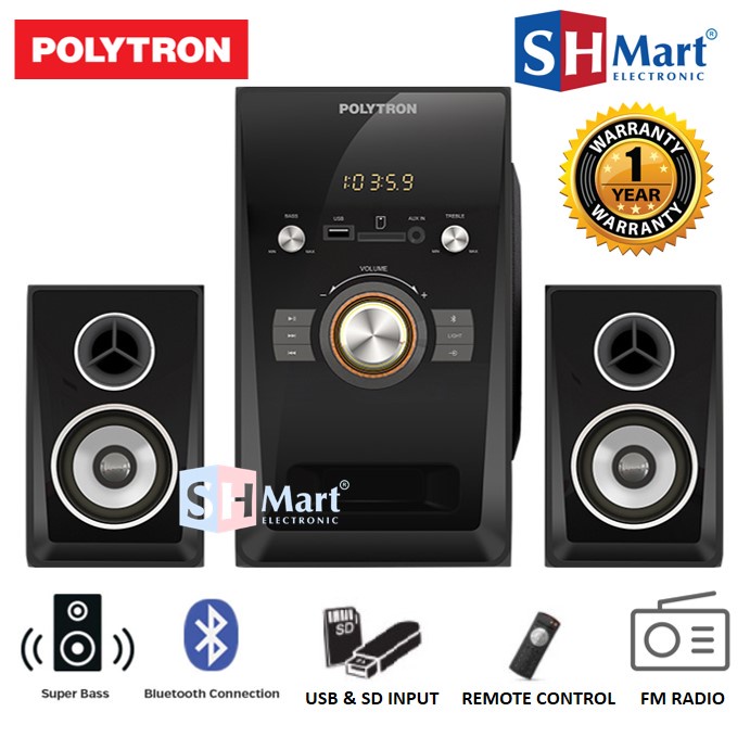 SPEAKER POLYTRON PMA 9501 / PMA9501 BERGARANSI RESMI + BLUETOOTH (MEDAN)