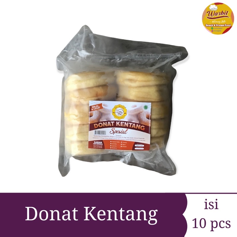 

Donat Kentang De’roti isi 10