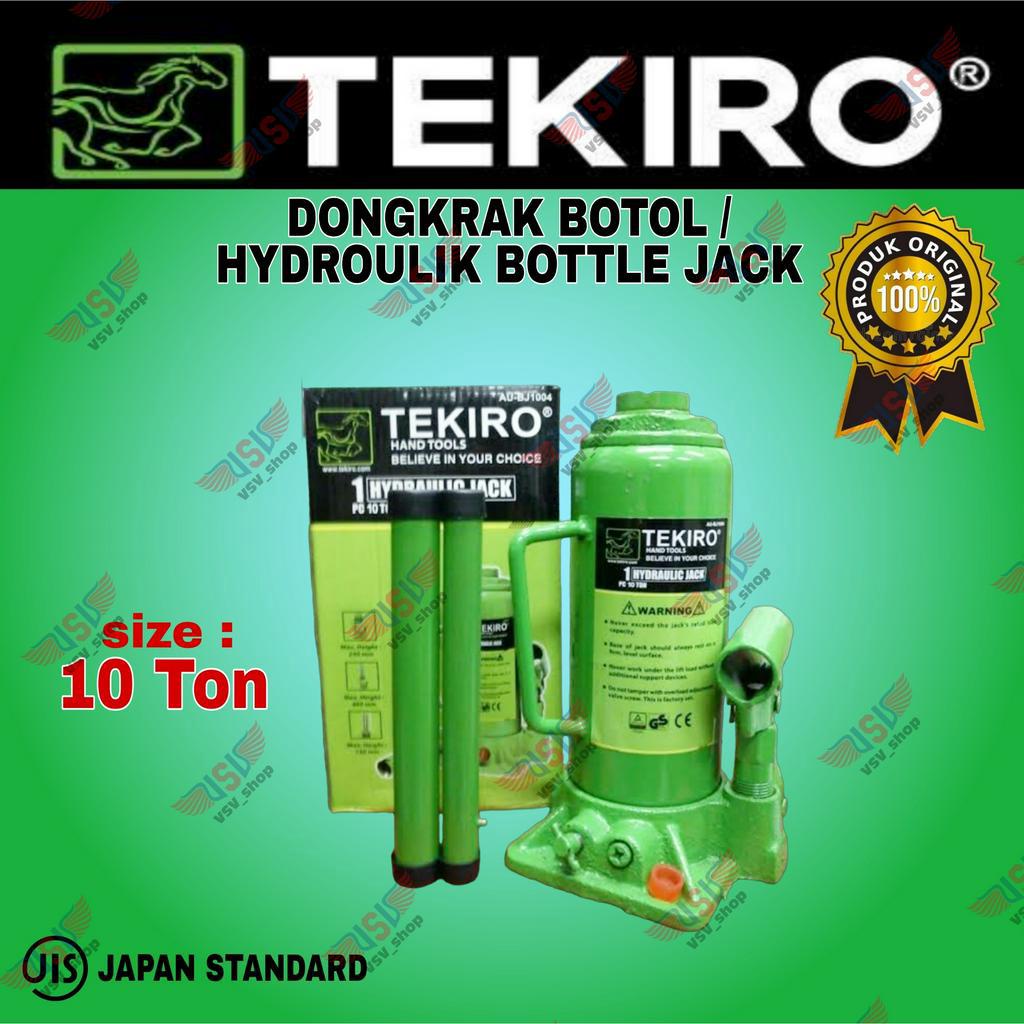 Tekiro Dongkrak Botol 10 Ton / hydraulic jack bottle 10 ton Tekiro