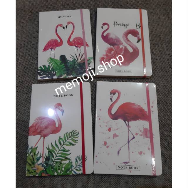 

Notebook / Diary / Fashion Note A5 Flamingo