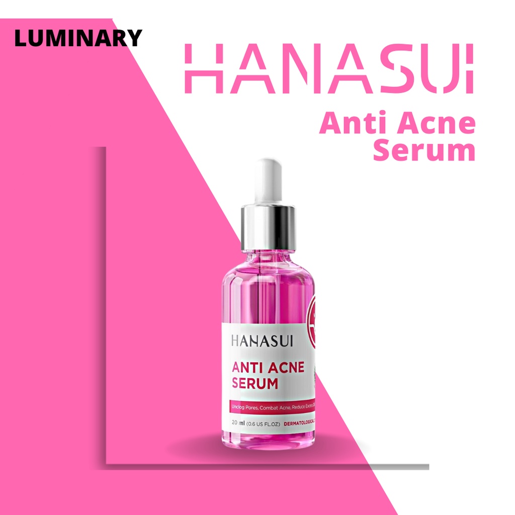 Hanasui Anti Acne Serum Perawatan Kecantikan Wajah Serum Jerawat Serum Acne Hanasui Original Bpom