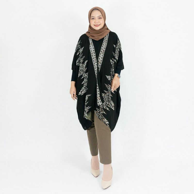 OUTER BATIK ORY SHIBORI Cardigan Wanita LENGAN