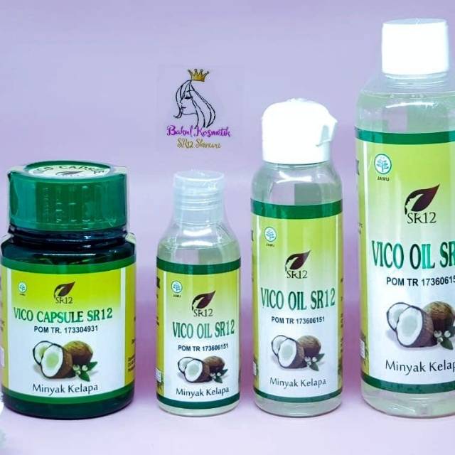 Vco Sr12 Herbal Skincare Minyak Kelapa Murni Shopee Indonesia