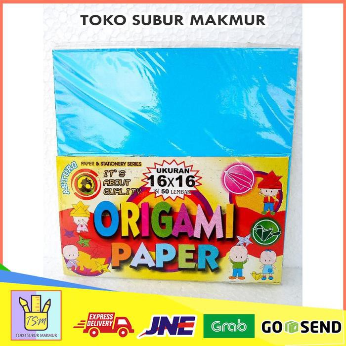 

ATK KERTAS ORIGAMI LIPAT COLOUR PAPER KREASI WARNA WARNI COLOR MURAH ATK STATIONARY