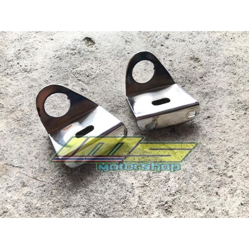 Pangkon Kontak Cb besi crome Dudukan kontak Cb besi crome