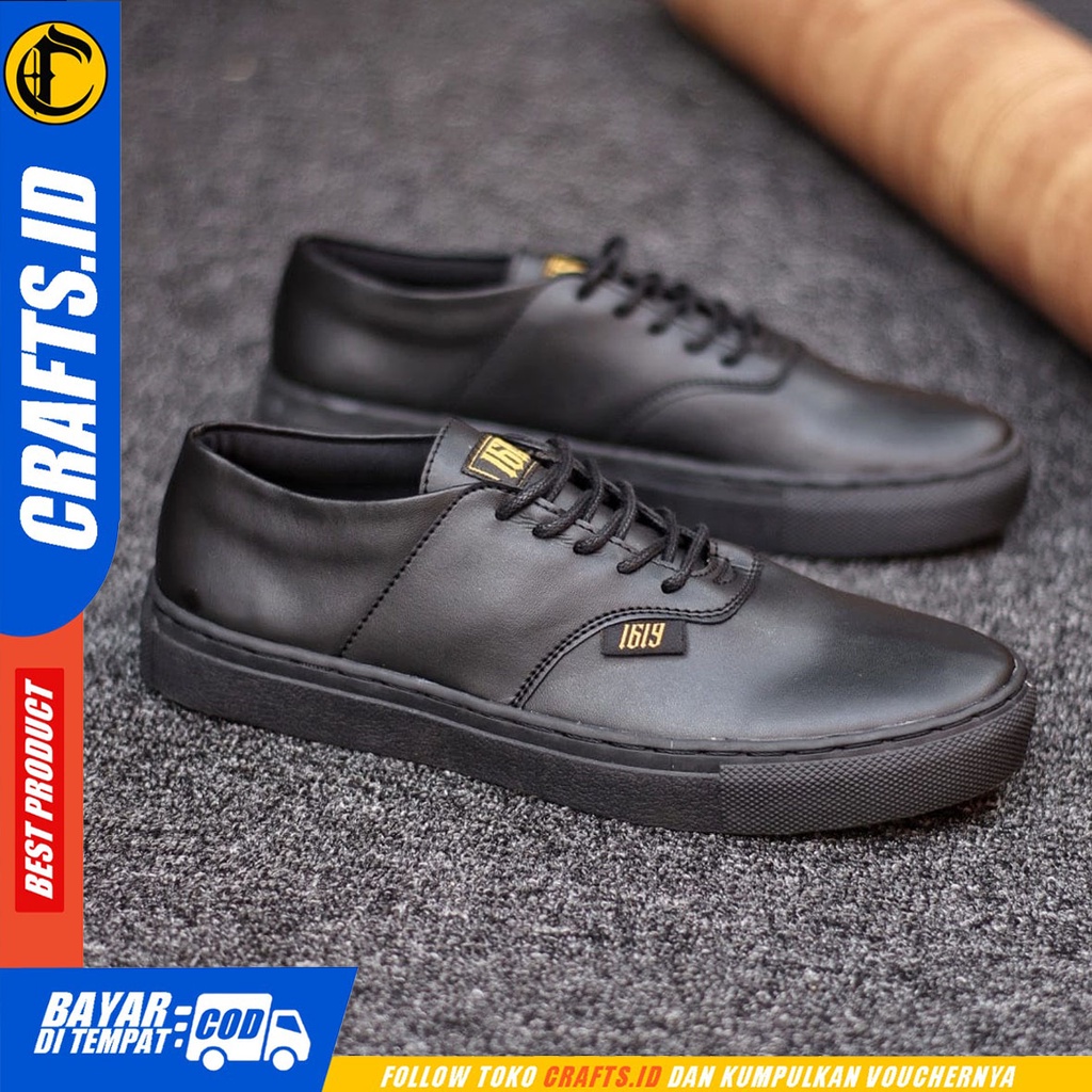 CRAFTS Snepol - Sepatu Pantofel Pria Formal