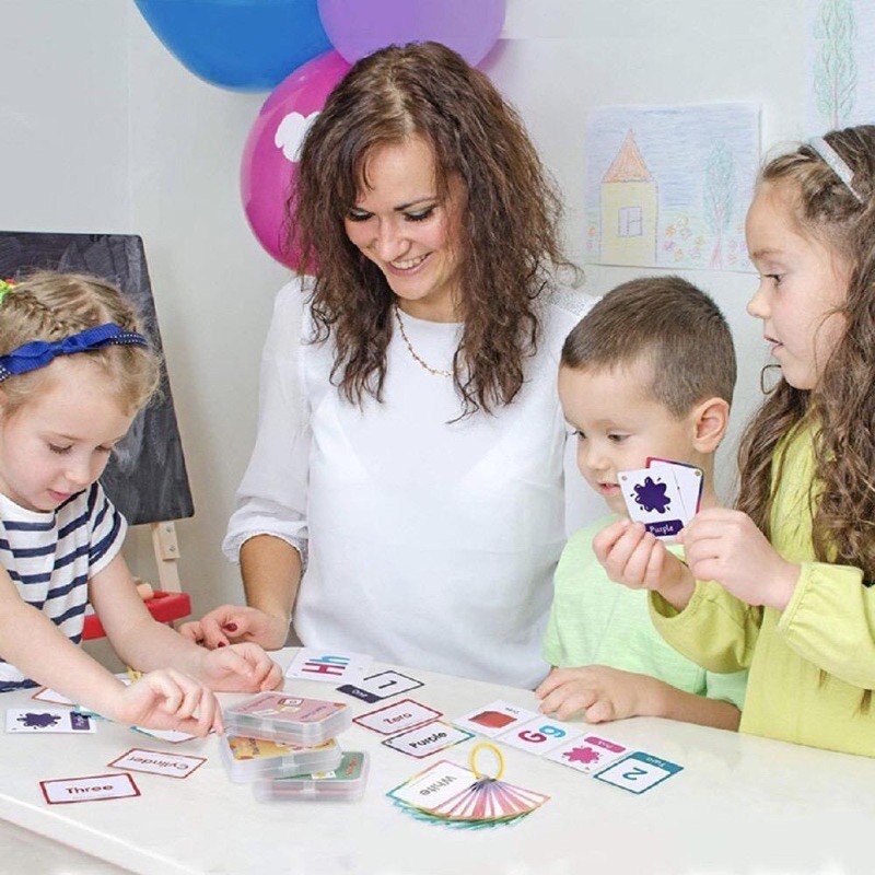 Flash Card Edukasi Anak Mainan Edukasi Bayi dan Anak - Kartu Pintar Balita - Mainan Kartu Buah Warna