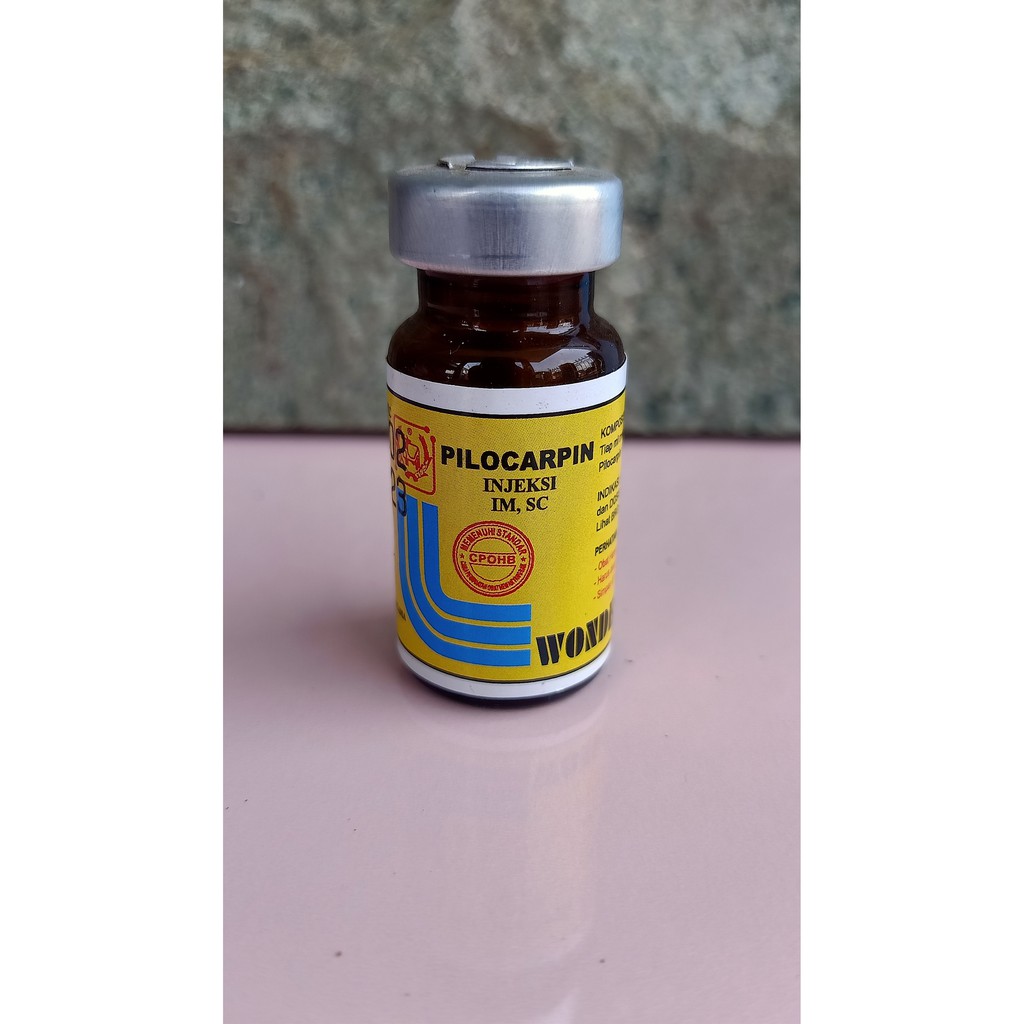 obat kembung dan kolik hewan (Pilocarpin 5ml  Wonder)