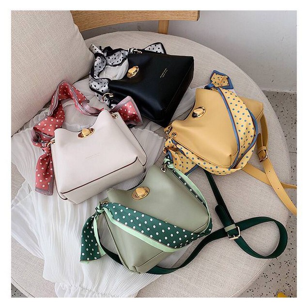 Tas Import Tas Wanita Tas Fashion Selempang Tali Lebar Kain #8980