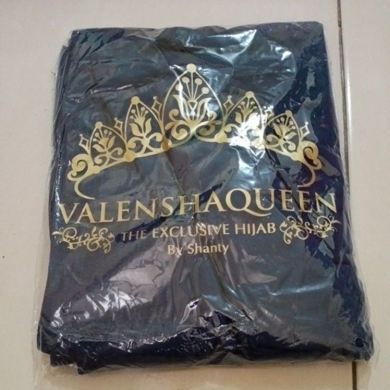 KHIMAR JERSEY JUMBO V KHIMAR SYARI SIZE L VALENSHAQUEEN VALENSHA QUEEN GROSIRJILBAB-Navy