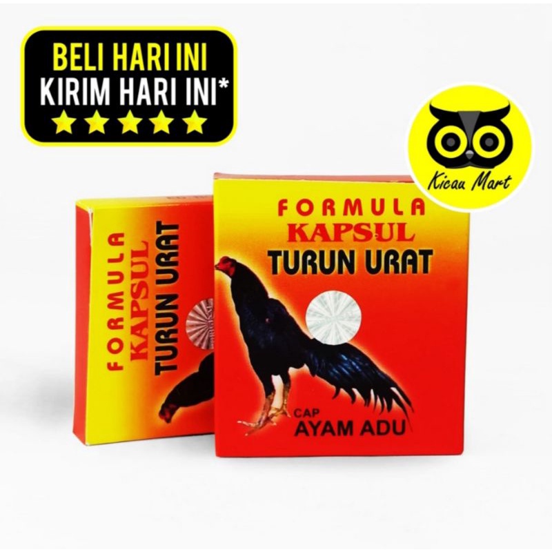Turun urat formula kapsul cap ayam jago