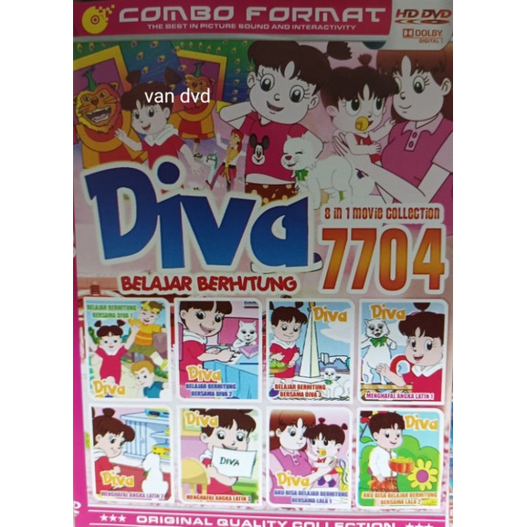 Kaset Kartun Anak Diva 7704