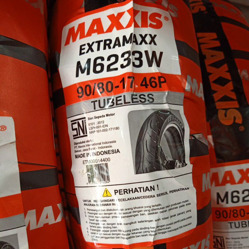 Ban Maxxis Extramaxx 90/80-17 Tubeless