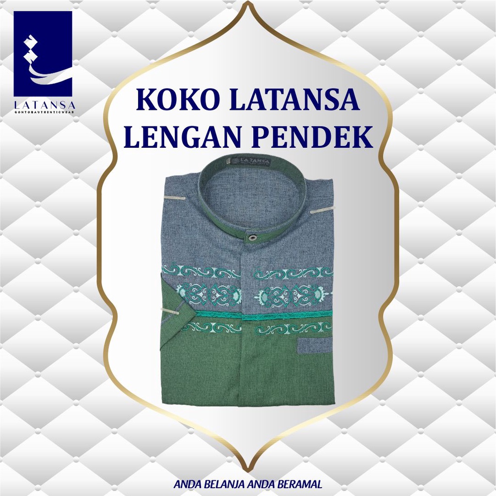 BAJU KOKO LATANSA LENGAN PENDEK