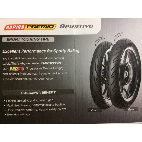 TERLARISS     Aspira Premio 160-60-17 RR Sportivo Termurah
