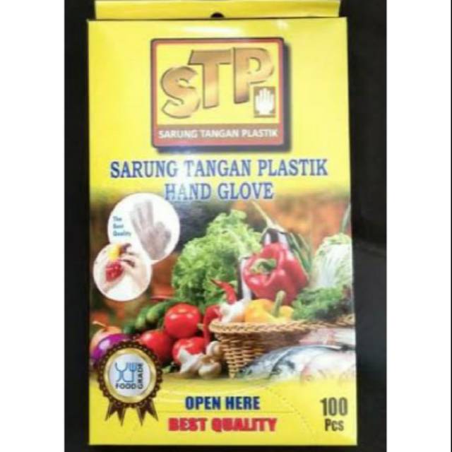 Sarung Tangan Plastik masak sarung plastik stp hand glove cleany kharisma stp