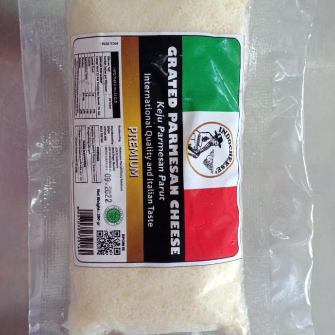 

Premium grated parmesan 300 gram iternational italian cheese keju