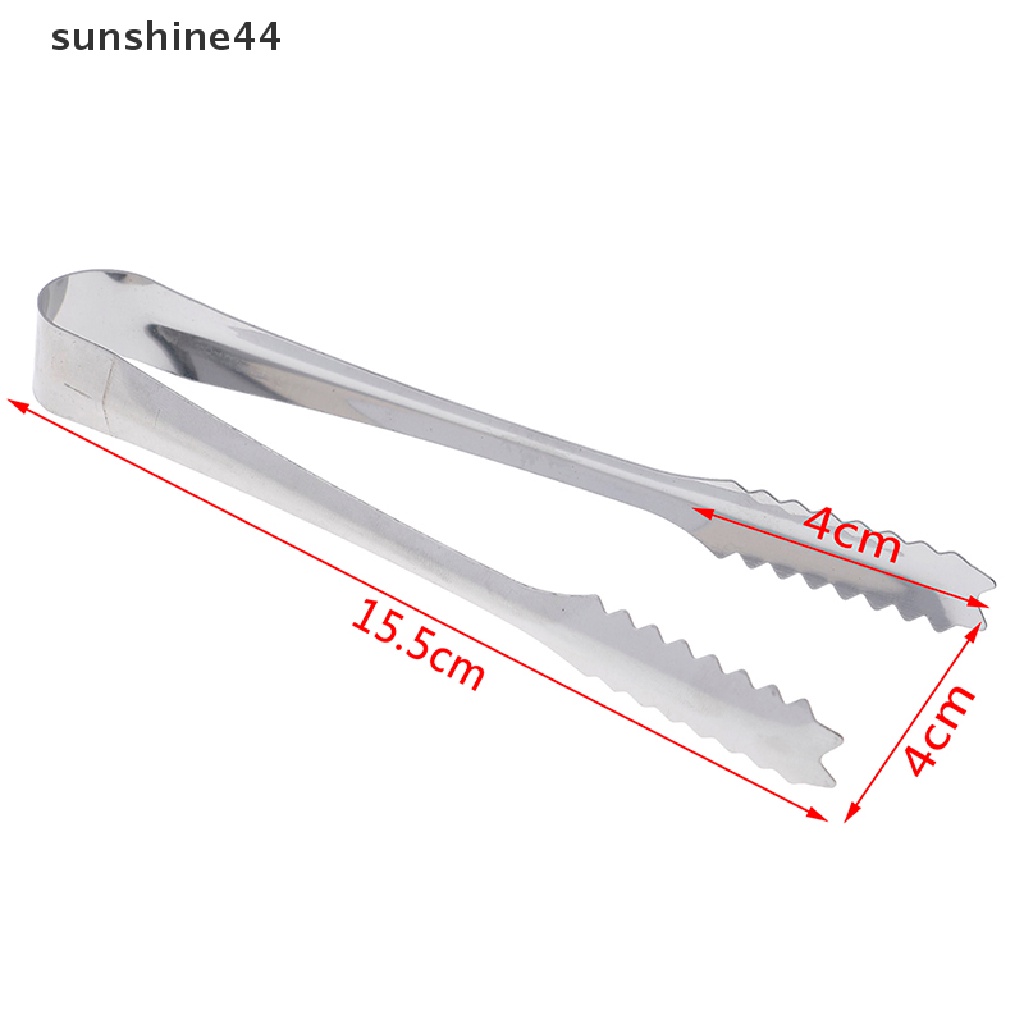 Sunshine 5Pcs Capit Es Batu / Roti Bahan Stainless Steel Untuk Pesta / Bar