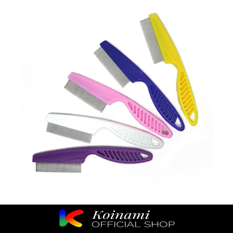Sisir kutu kucing anjing S / sisir kucing anjing / grooming