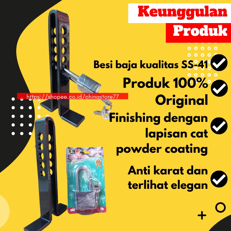 Kunci Pedal Pengunci Kopling Pengaman Mobil kunci Gembok Kopling mobil Pedal Kopling Anti Maling Kunci Ganda Mobil Pengaman