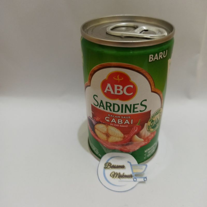 

Sarden ABC saus cabai kaleng kecil @155g