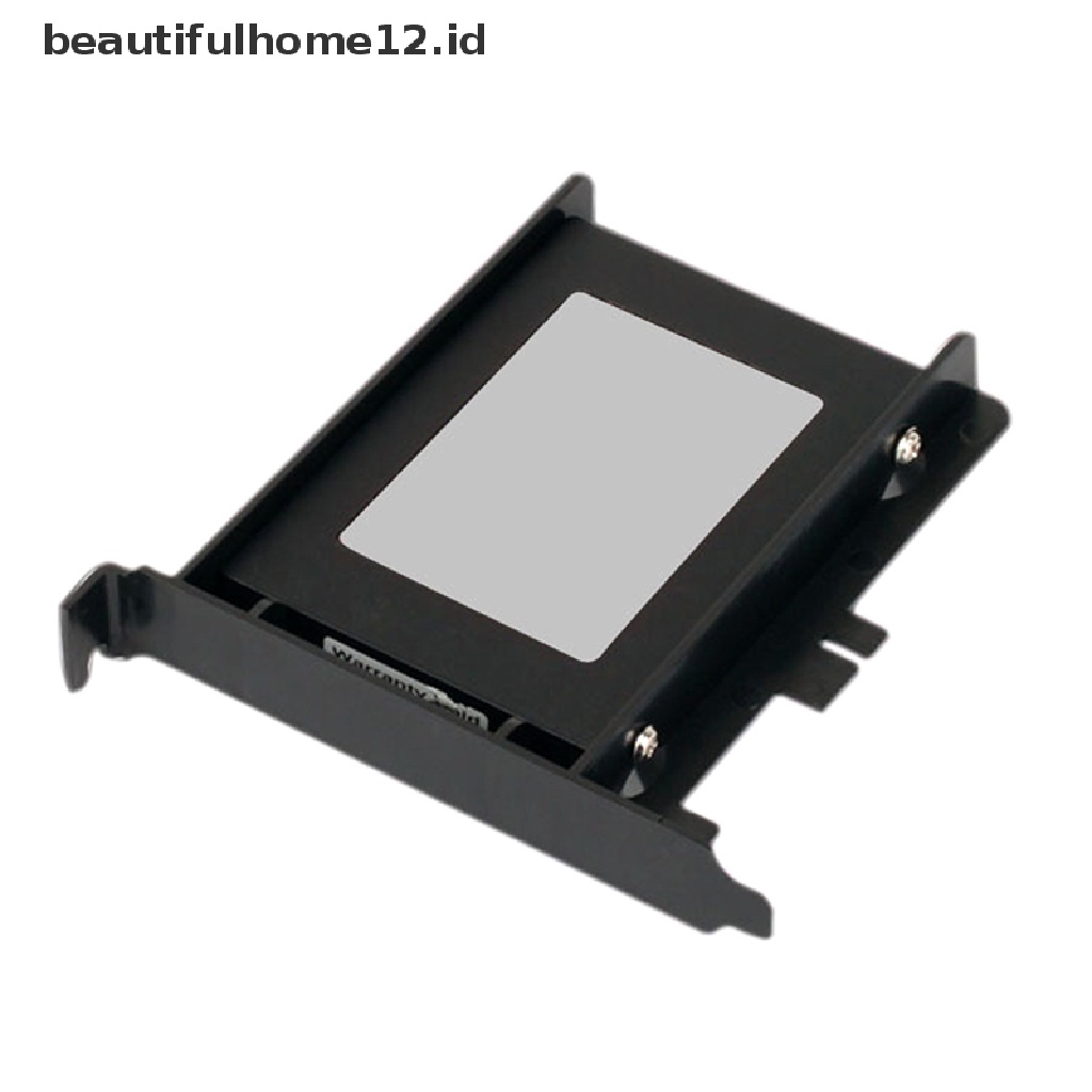 【beautifulhome12.id】 PCI Slot 2.5inch HDD SSD Rear Panel Mount Bracket Hard Drive Adapter Tray Caddy .