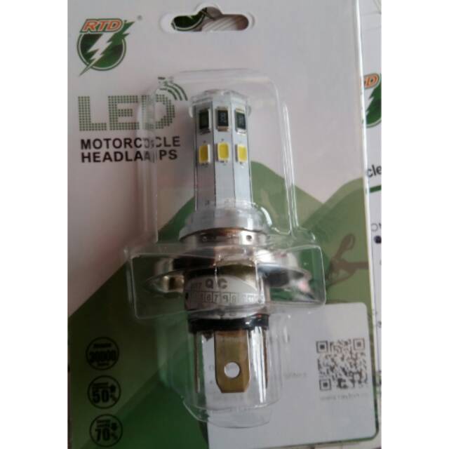 Lampu Depan RTD M11 6 LED H4 Dan H6